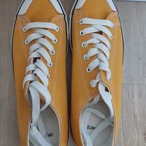 Yellow Canvas Sneakers